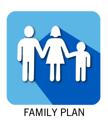 Family_Plan_Blue Family plan icon